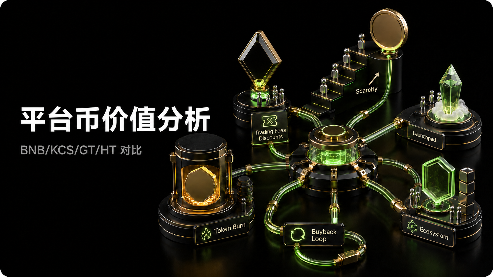 平台币价值分析：BNB/KCS/GT/HT 对比
