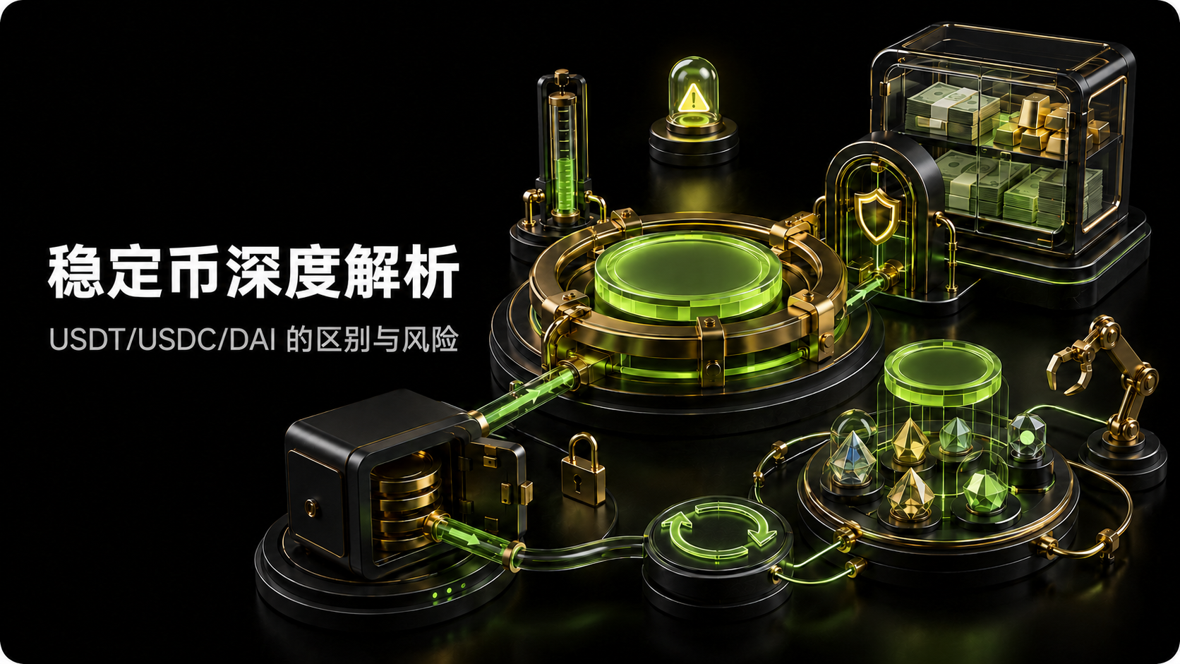 稳定币深度解析：USDT/USDC/DAI 的区别与风险